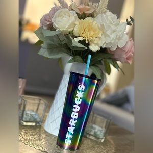 Starbucks Stainless Steel Cold Cup VENTI Limited 2023 Rainbow Oil slick Tumbler